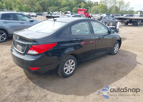 2012 Hyundai Accent Gls from USA, damaged, VIN KMHCT4AE7CU120909